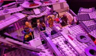 LEGO Millennium Falcon with Boolio