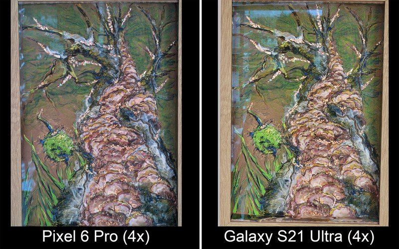 Pixel 6 Pro Vs Galaxy S21 Ultra Zoom 4x