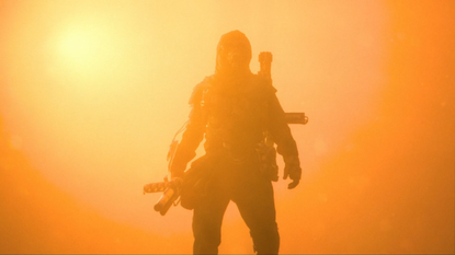 Arc Raiders screenshot of raider on sunny sandy background