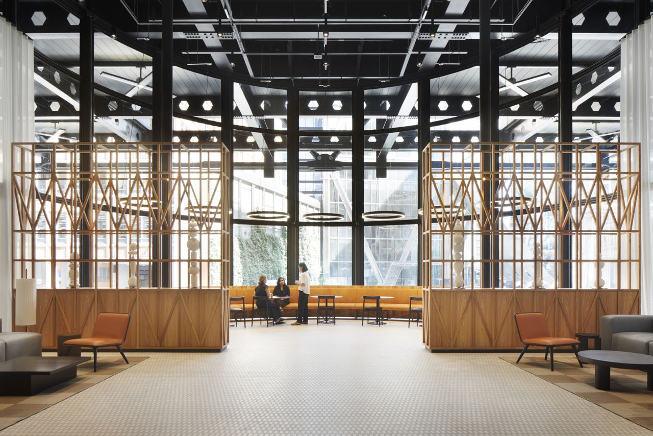 Reception Seating Area in Exchange House