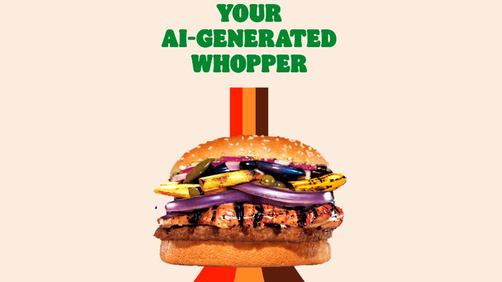 An image of an AI-generated Burger King Whopper