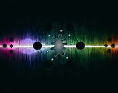 Quantum computing, abstract image.