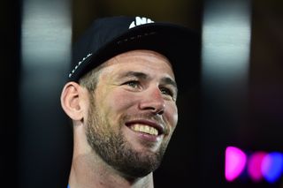 Mark Cavendish smiles as he waits to compete on the first day of the London Six Day 2016