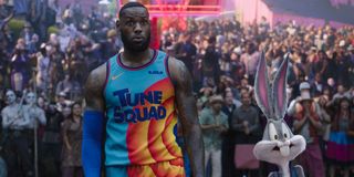 LeBron James and Bugs Bunny in Space Jam: A New Legacy