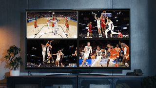 March Madness games on YouTube TV using multiview