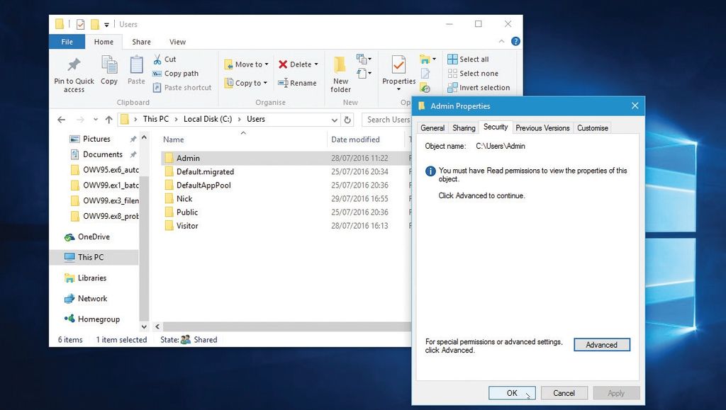 File and folder permissions - How to reclaim ownership of your PC ...