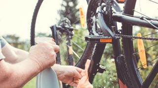 Cleaning bike