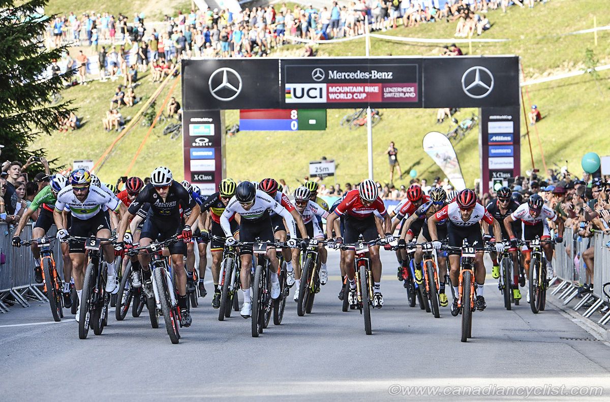 Start of the Men's race