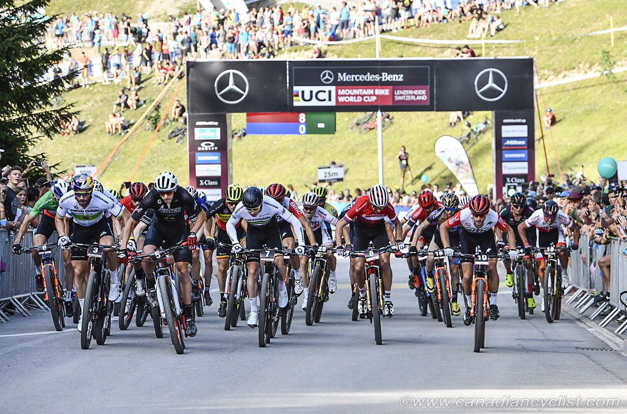 Start of the Men's race