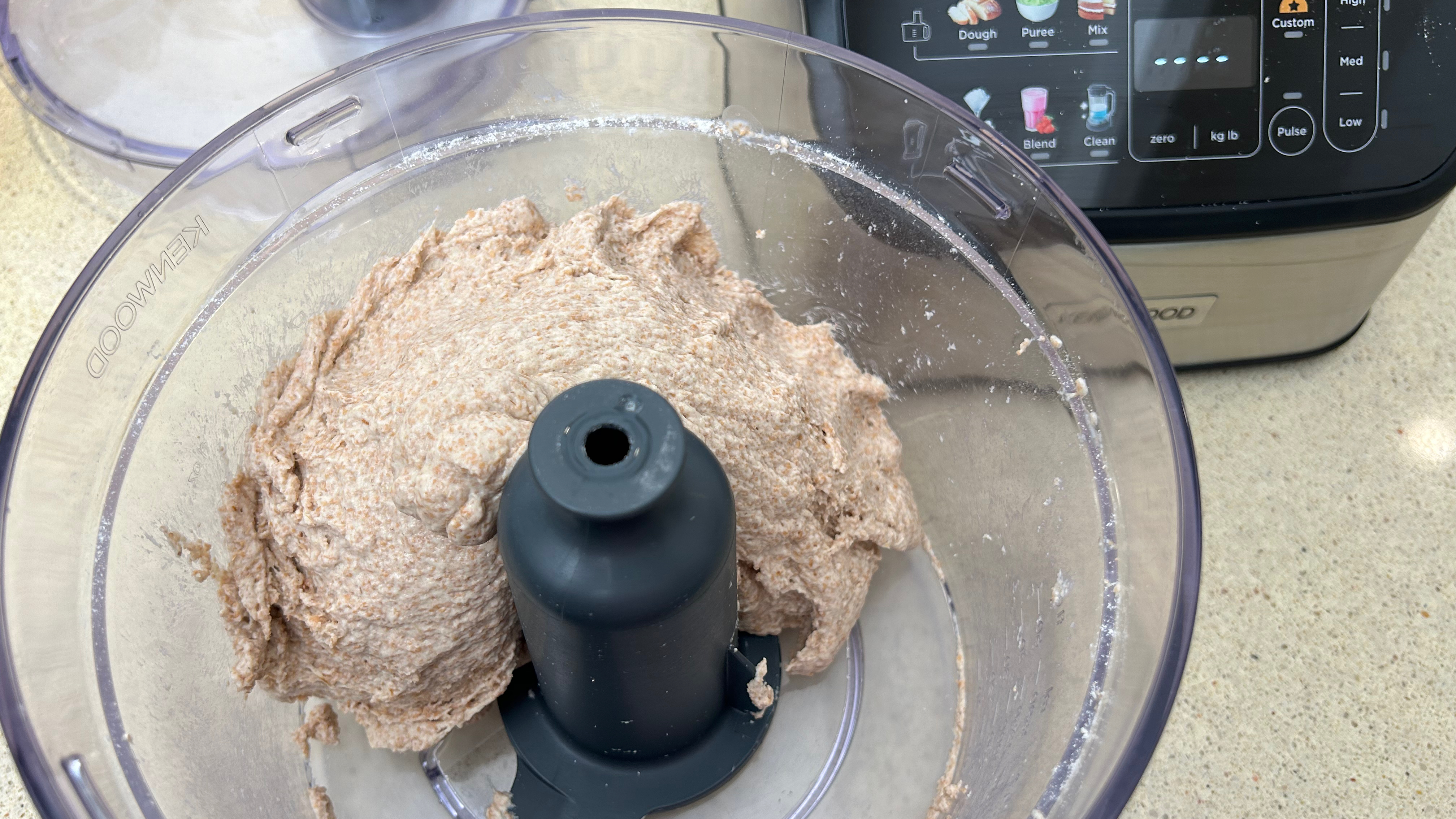 Bread dough made using Kenwood MultiPro OneTouch Food Processor and Blender