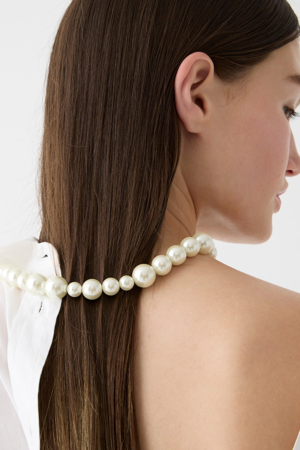 J.Crew Pearl Ball Necklace