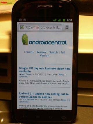 Nexus S 4G Mobile Site