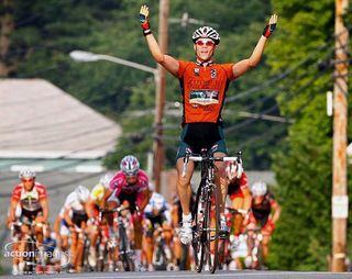 Kyle Wamsley won the Fitchburg Longsjo Classic circuit race in 2008 as well as the overall men's title.