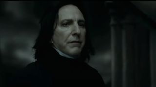 Alan Rickman as Snape after killing Dumbledore.