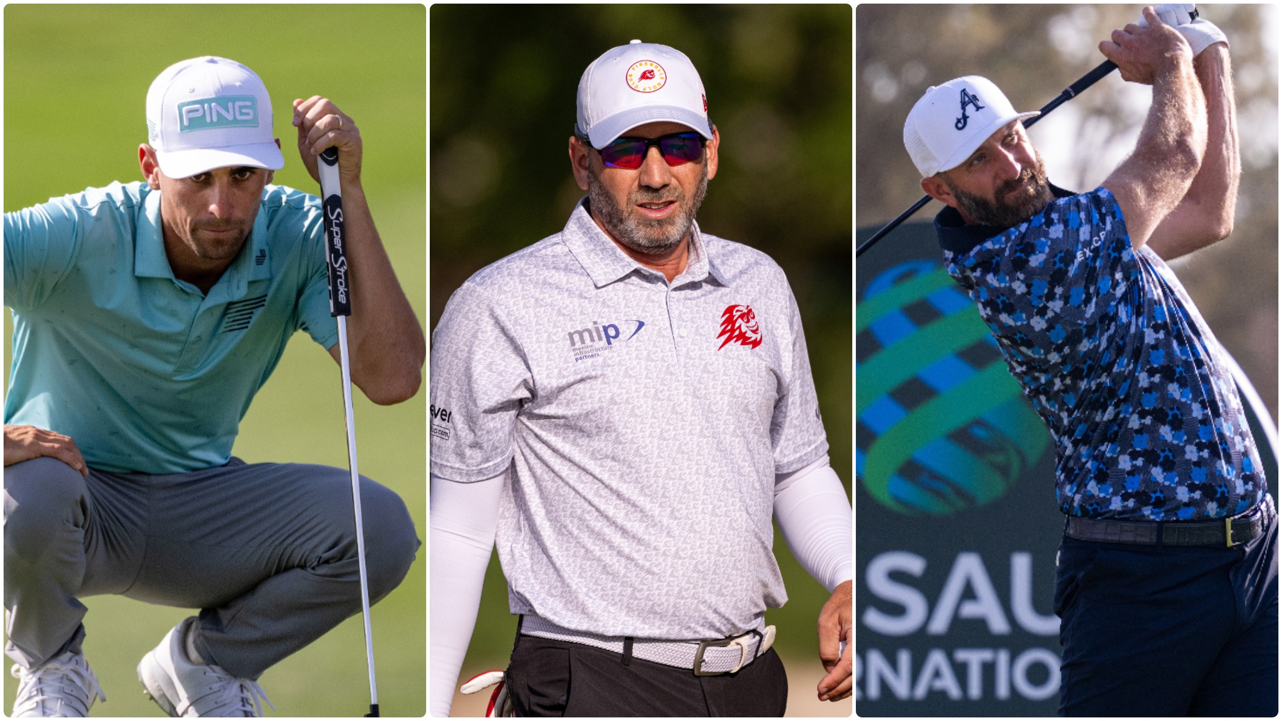Joaquin Niemann, Sergio Garcia and Dustin Johnson all missed the cut at the Saudi International