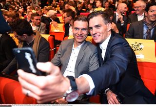 Tony Martin and Zdenek Stybar take a selfie