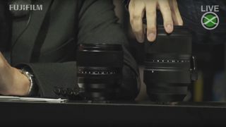 The new Fujifilm XF50mm f/1.0 (left) is 35% smaller, with 50% richer bokeh than the XF 33mm