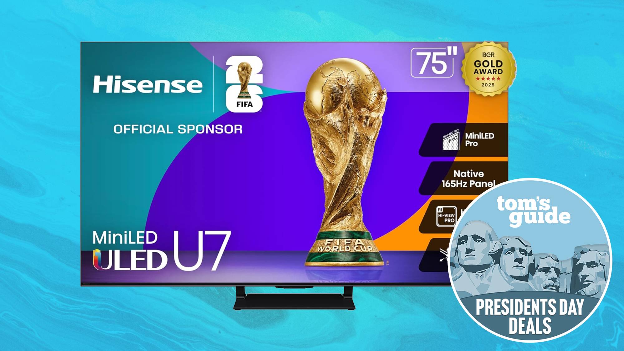Hisense U7QG Presidents' Day TV deal