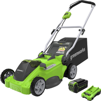 Greenworks 40V 16" Cordless Electric Lawn Mower was