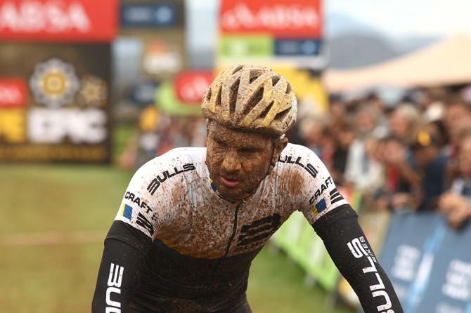 Tim Boehme of Bulls 2 after finishing third during stage 2