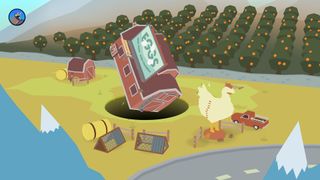 Donut County in-game screenshot