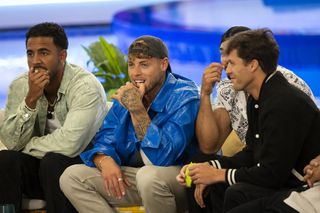 kendall Washington, Caine Bacon, Miguel Harichi, Robert Rausch in 'Love Island USA' season 6