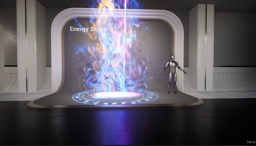 Image from an Unreal Engine 5 tutorial for VFX