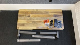 Vari Electric standing desk disassembled