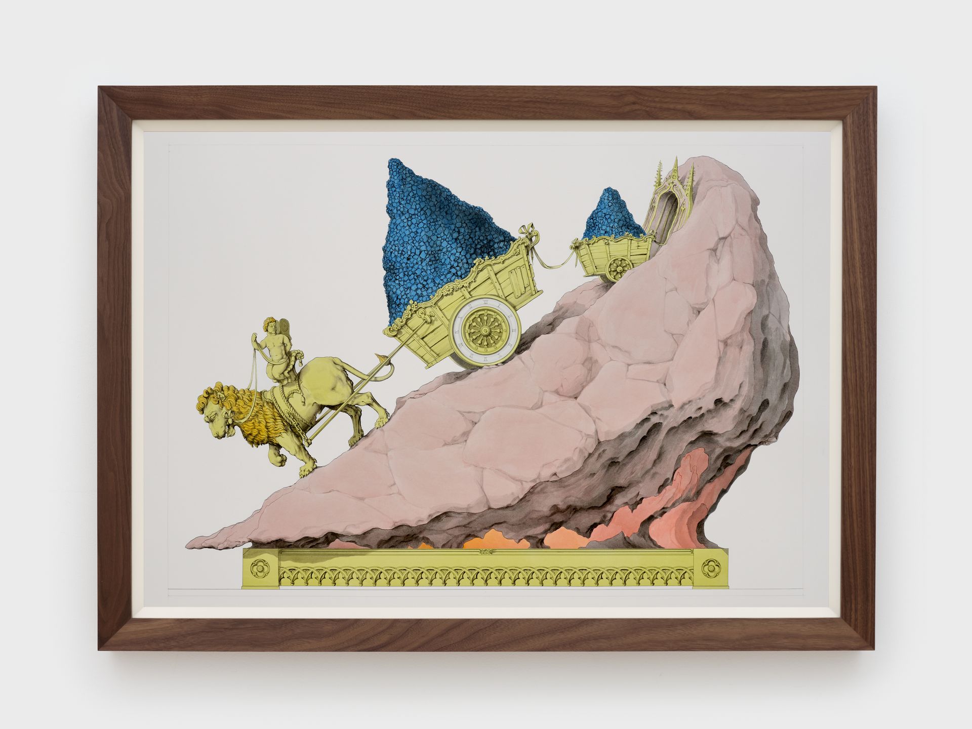 clock drawings by pablo bronstein