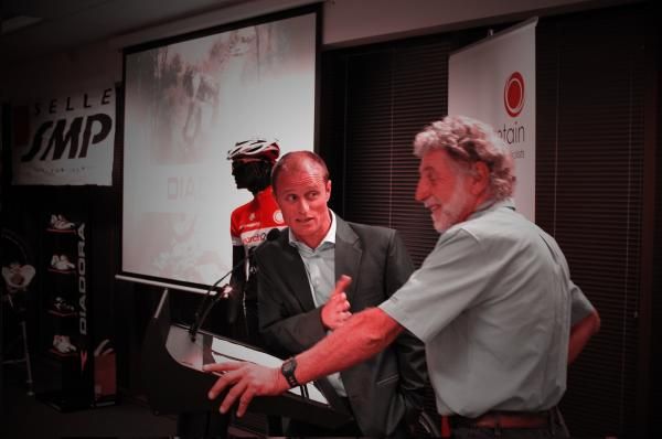 Gerry van der Ploeg is questioned by Dave McKenzie