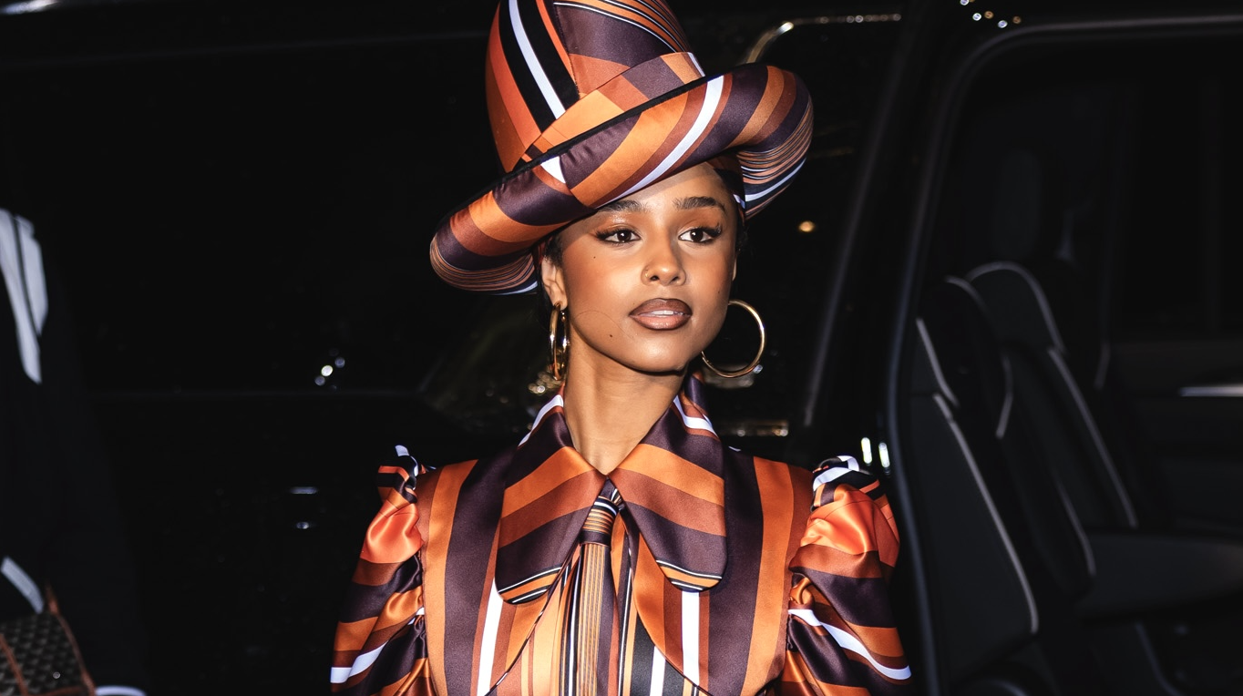 Tyla is seen in the Upper East Side on May 04, 2025 in New York City ahead of the met gala