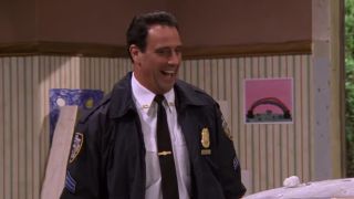 Brad Garrett wearing a police uniform on Everyboy Loves Raymond