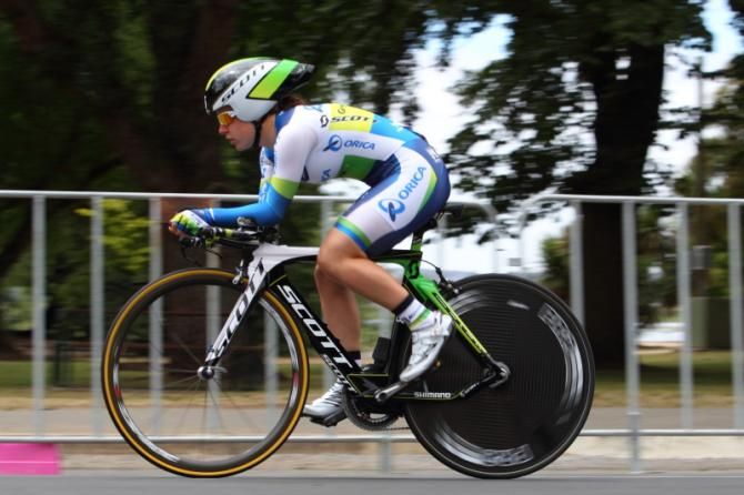 Amanda Spratt (Orica - AIS) took seventh in the time trial