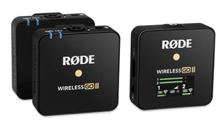 Rode Wireless Go II Wireless Microphone Dual Channel RX 2TX 200m  Transmission Mic for Phone DSLR Camera For Studio Interview