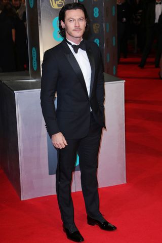 Luke Evans at the BAFTAs 2014