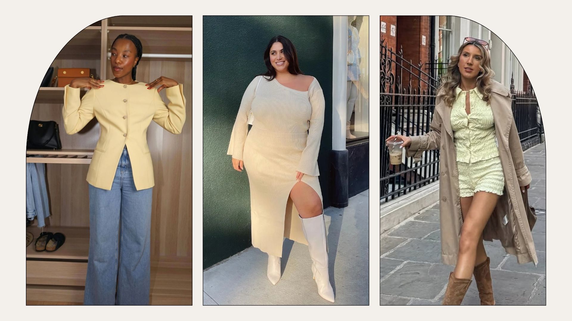 Colours to wear with pale butter yellow