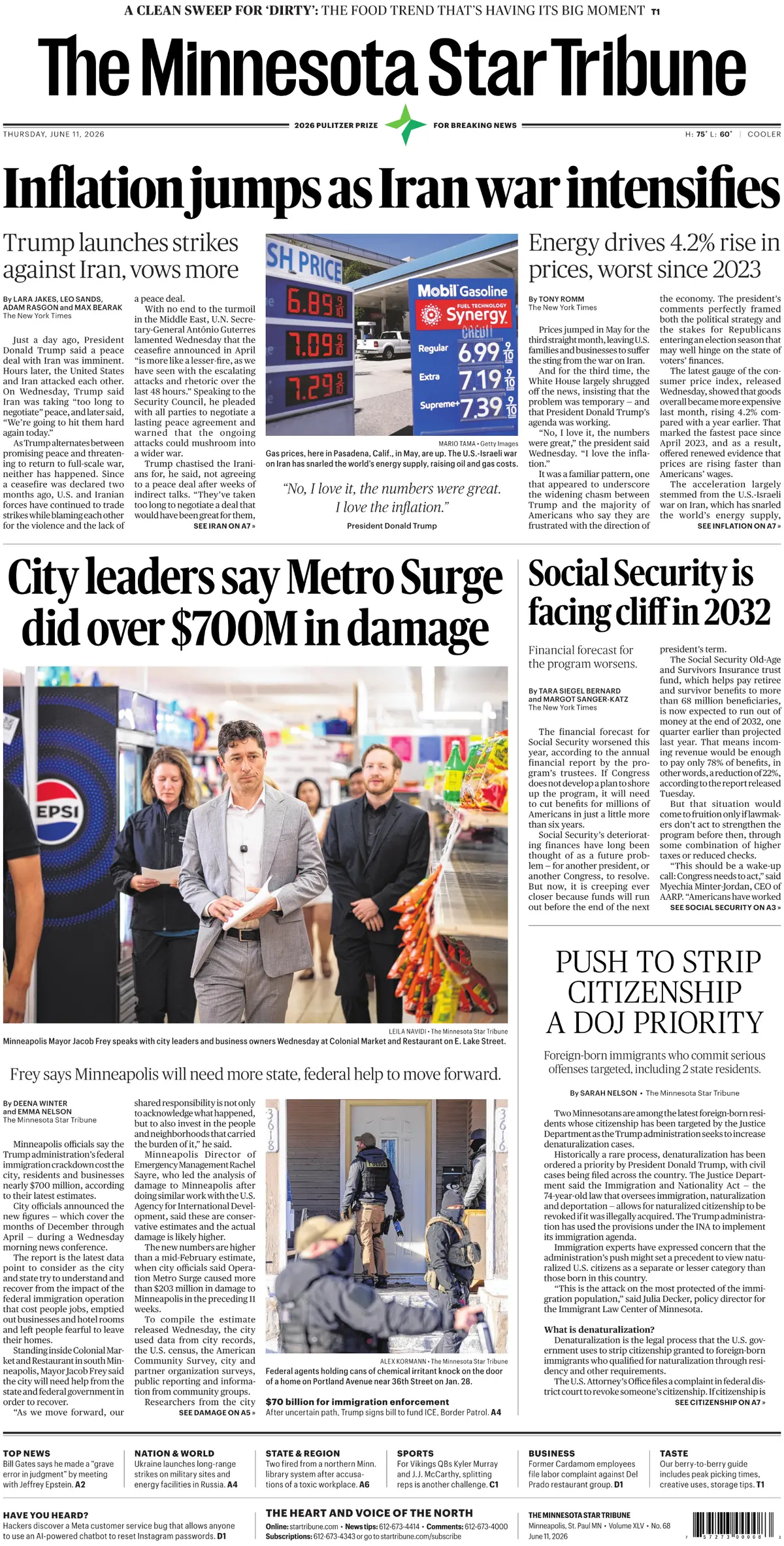 The Minnesota Star Tribune