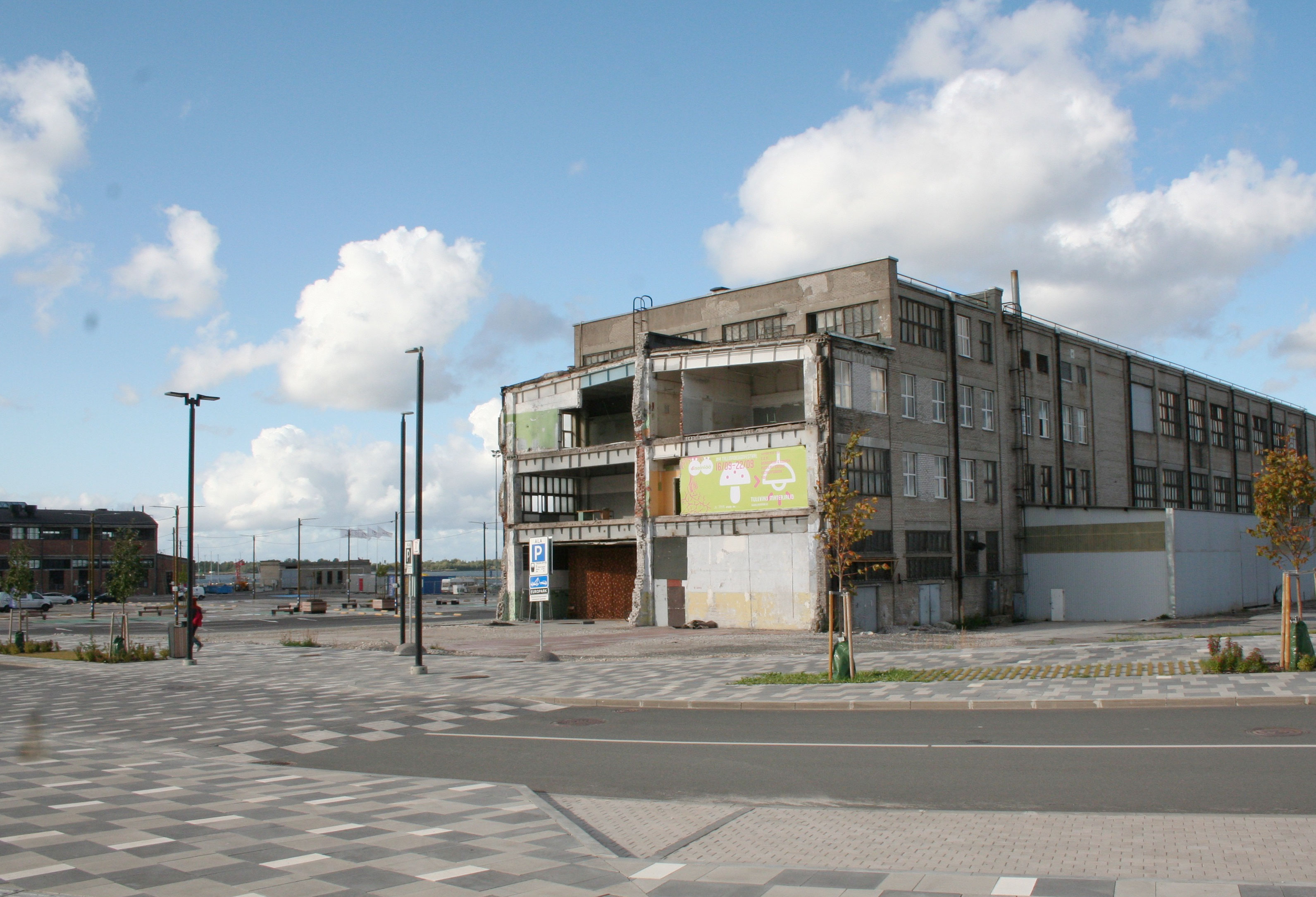 Another industrial building on the site