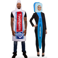 Toothbrush and Toothpaste Costume: View at Amazon
