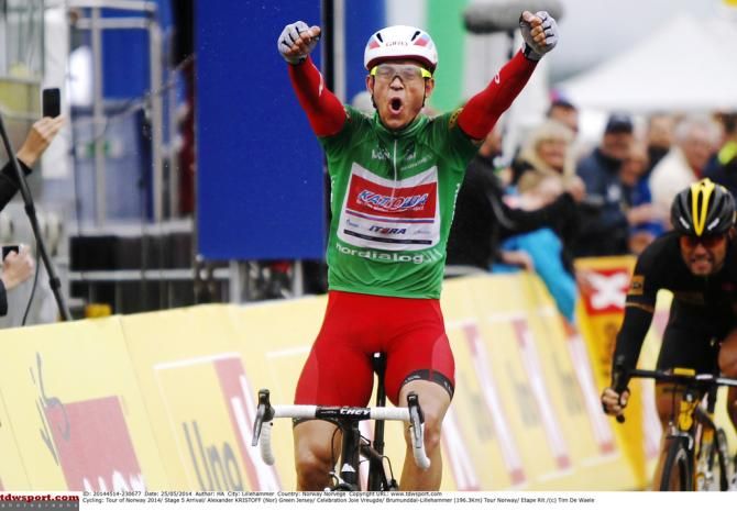 Alexander Kristoff (Katusha) wins the final stage