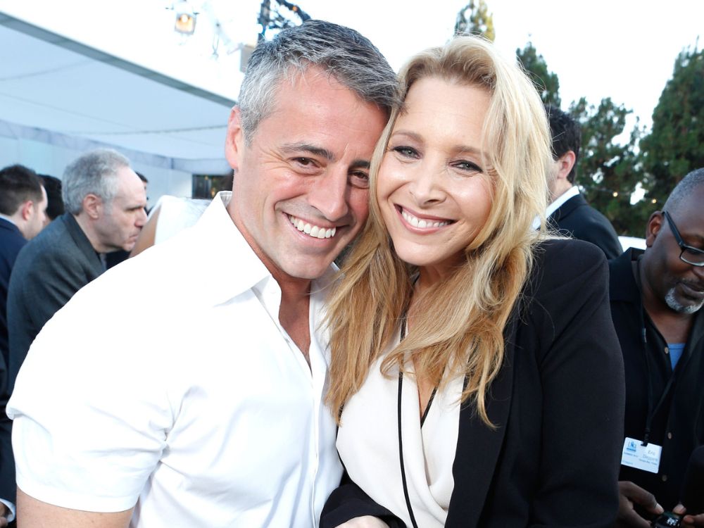 Matt LeBlanc and Lisa Kudrow at Showtime's 2012 Summer TCA Party