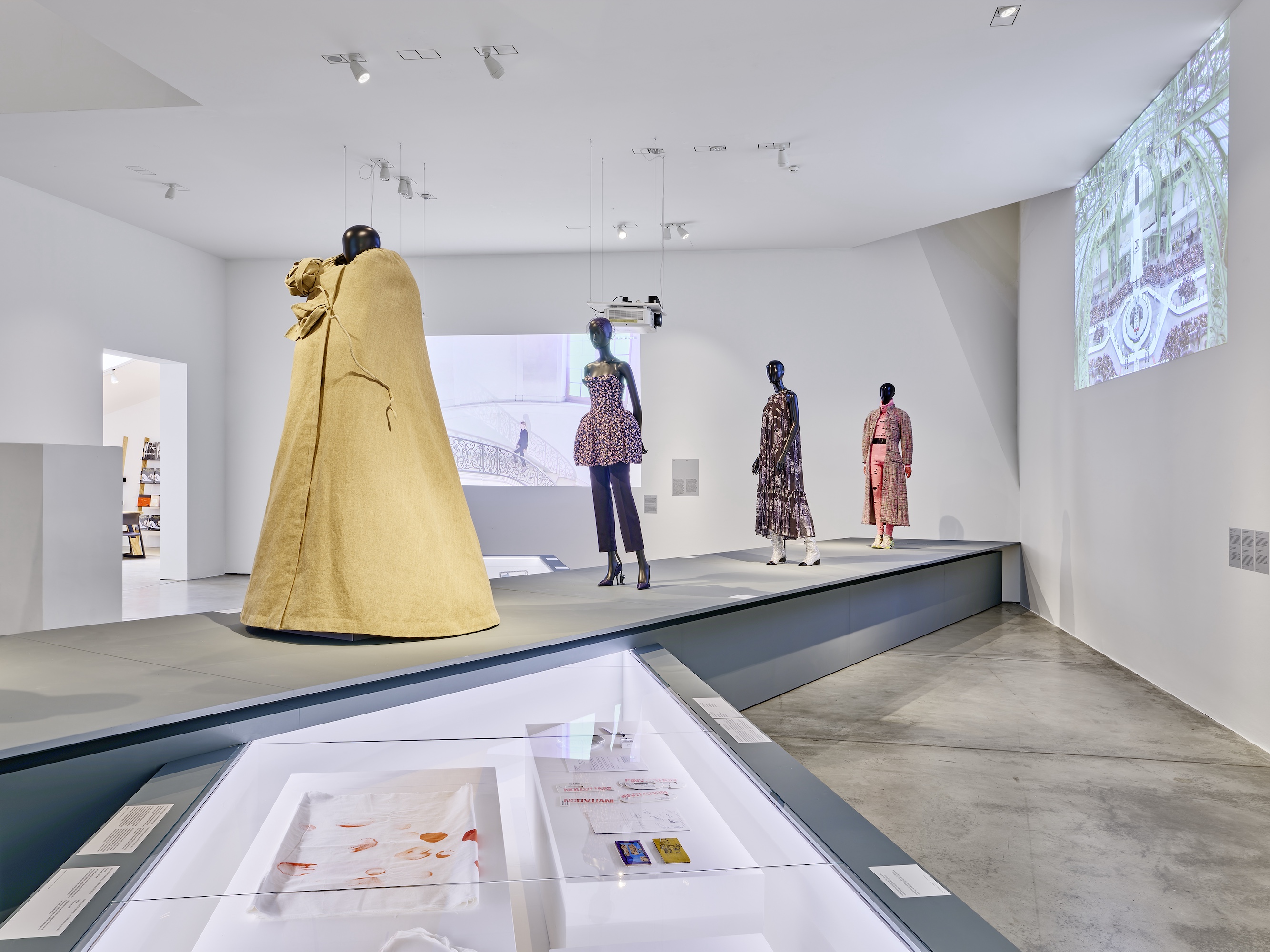 Vitra Design Museum Catwalk Art of the Fashion show exhibition installation view