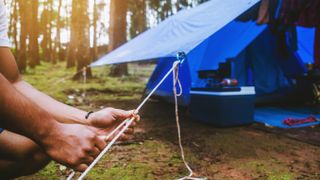 types of tent: guy ropes