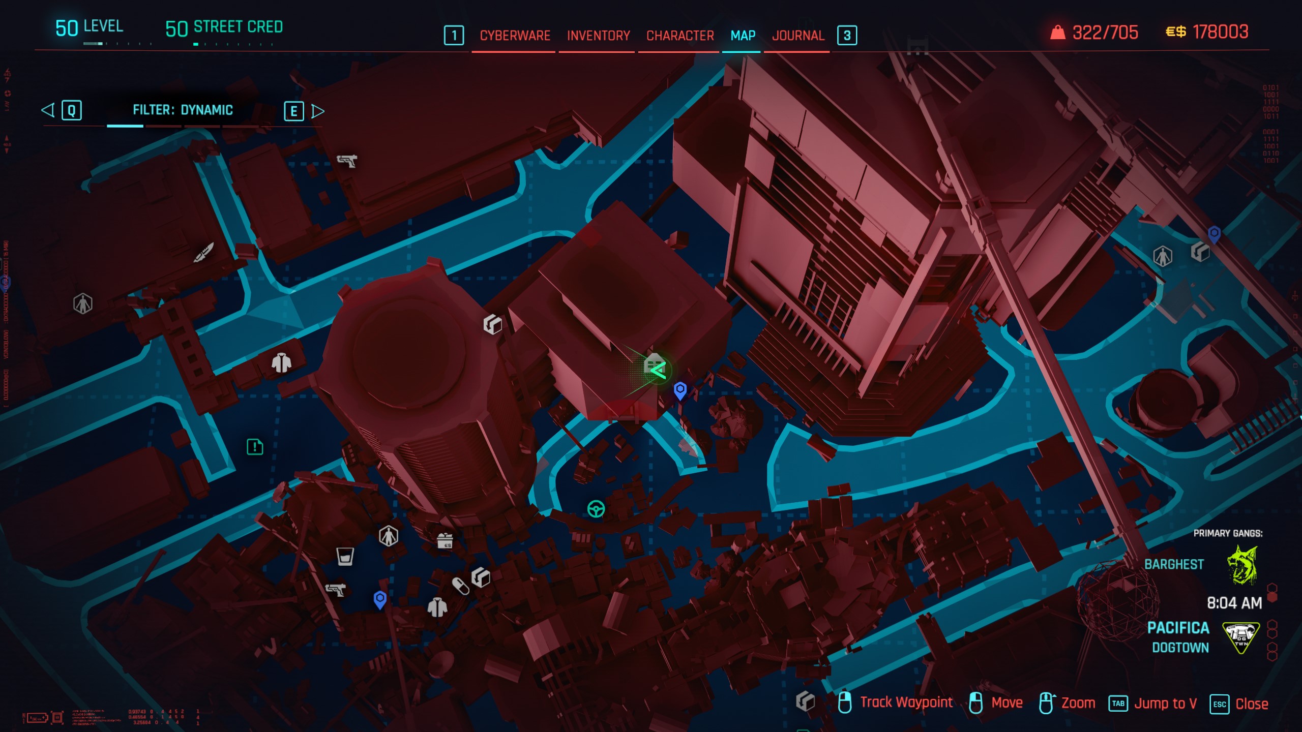 Cyberpunk 2077 Restricted Data Terminal location in Kress Street