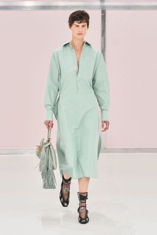 pastel colours at milan fashion week spring summer 2025