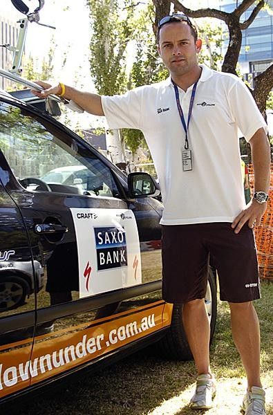Tummeleer is responsible to stuff the team car with food