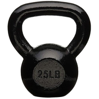 Amazon Basics Cast Iron Kettlebell 25lb: was$63.22,now $48.04 at Amazon