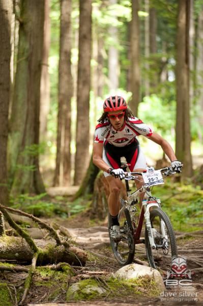 A Rocky Mountain Factory Team rider in the prologue