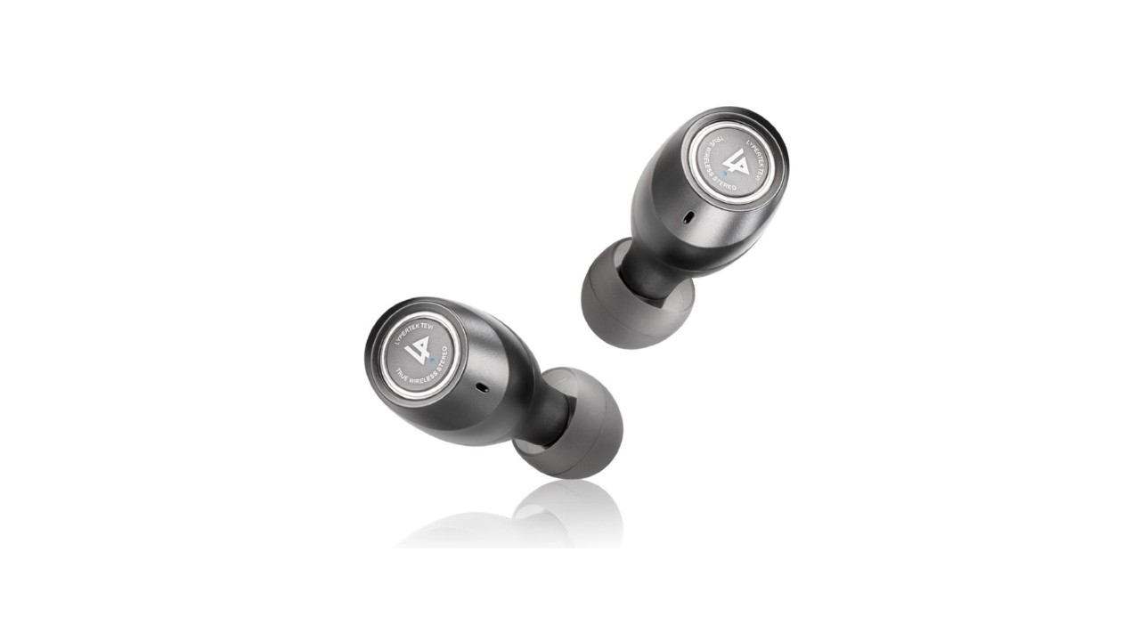 The Lypertek Pure Play Z3 (Tevi) earbuds in silver
