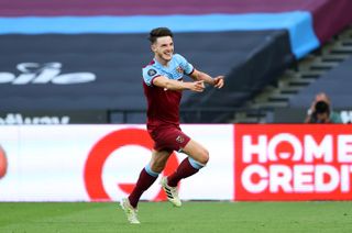 West Ham midfielder Declan Rice is another of Chelsea’s main transfer targets (Richard Heathcote/NMC Pool/PA)